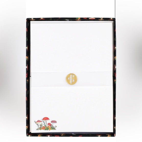 Other - Peter Pauper Press Mushrooms Boxed Stationery (30 Sheets, 24 Envelopes), NIB